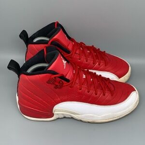 Jordan 12 Retro Gym Red Basketball Shoes 153265-600 Youth Sz 7Y / Women's Sz 8.5